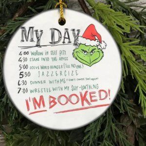 Dr Suess The Grinch Ornament